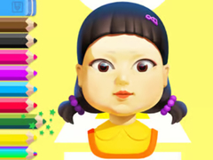 Cluiche Coloring Book: Squid Game Doll