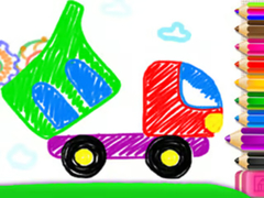 Cluiche Toddler Drawing: Tanker Truck