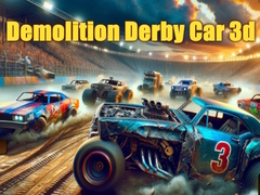 Cluiche Demolition Derby Car 3d