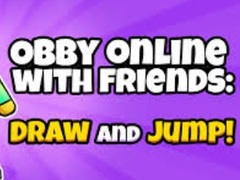 Cluiche Obby With Friends: Draw and Jump