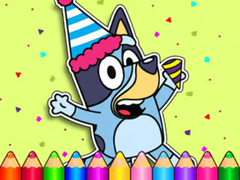 Cluiche Coloring Book: Bluey's Birthday