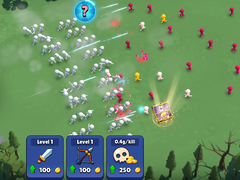 Cluiche Stickman Tower Defense Idle 3D
