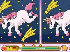 Cluiche Unicorn Find The Differences