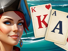 Cluiche Solitaire Klondike Treasure Island