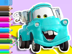 Cluiche Coloring Book: Mater Cars