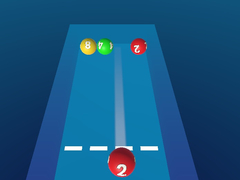 Cluiche Merge The Balls 2048 Billiards!