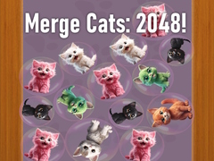 Cluiche Merge Cats: 2048!