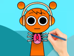 Cluiche Coloring Book: Sprunki Horror Oren