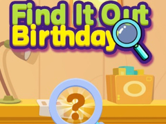 Cluiche Find It Out Birthday