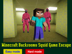 Cluiche Minecraft Backrooms Squid Game Escape