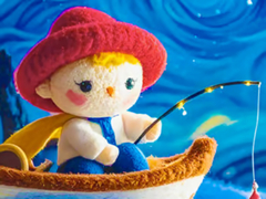 Cluiche Jigsaw Puzzle: Starry Night Fishing