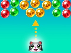 Cluiche Save the cats Bubble shooter