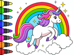 Cluiche Coloring Book: Magical Unicorn