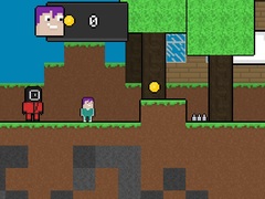 Cluiche Squid Escape But Blockworld