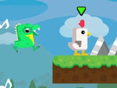 Cluiche Chicken Scream Race