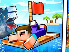 Cluiche Noob Raft: Ocean Survival