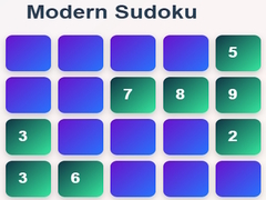 Cluiche Modern Sudoku