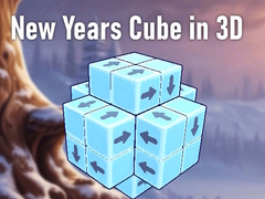 Cluiche New Years Cube in 3D