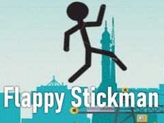 Cluiche Flappy Stickman