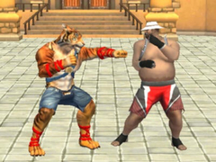 Cluiche Bodybuilder Karate Fighting