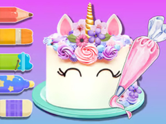 Cluiche Coloring Book: Unicorn Cake