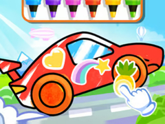 Cluiche Coloring Book: Racing Car