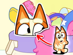 Cluiche Jigsaw Puzzle: Bluey Hide & Seek