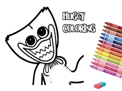 Cluiche Huggy Coloring