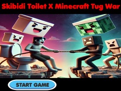Cluiche Skibidi Toilet X Minecraft Tug War