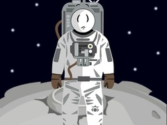 Cluiche Stickman in Space