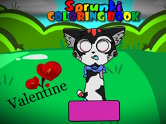 Cluiche Sprunki Valentine Coloring book