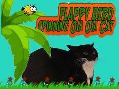Cluiche Flappy Bird Spinning oia oia Cat