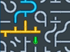 Cluiche Connect The Pipes Water Puzzle