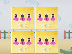Cluiche Squid Game Memory Card Match