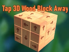 Cluiche Tap 3D Wood Block Away