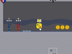 Cluiche Stickman Huggy Party Duo