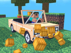 Cluiche Noob: Obby in a Car