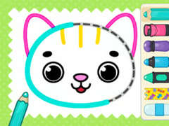 Cluiche Coloring Book: My Cat