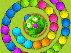 Cluiche Frogtastic Marble Adventure