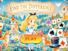 Cluiche Find The Differences: Alice In Wonderland