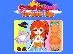 Cluiche Candy Doll Dress Up 