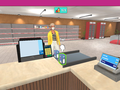 Cluiche Shop Cashier Simulator 3D