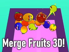Cluiche Merge Fruits 3D!
