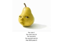 Cluiche Baby Pear Clicker