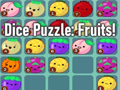 Cluiche Dice Puzzle: Fruits!
