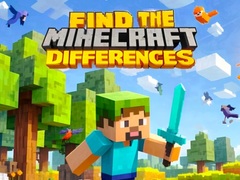 Cluiche Find The Differences: Minecraft