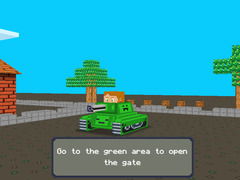 Cluiche Blocky Tank 3D