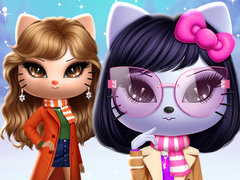 Cluiche Kitty Squad Winter Dress Up