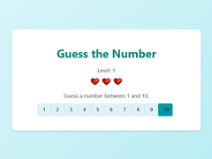 Cluiche Guess The Number