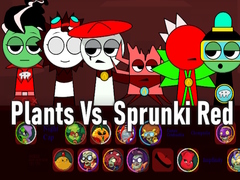 Cluiche Plants Vs. Sprunki Red